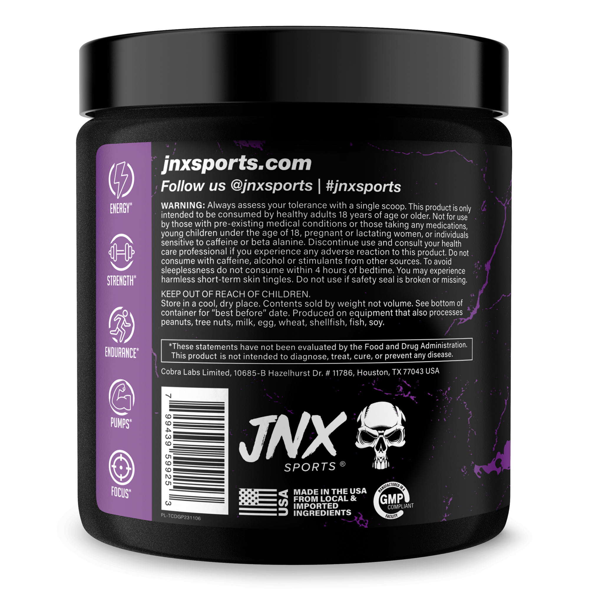 Pre Workout Energy Fitness Supplement