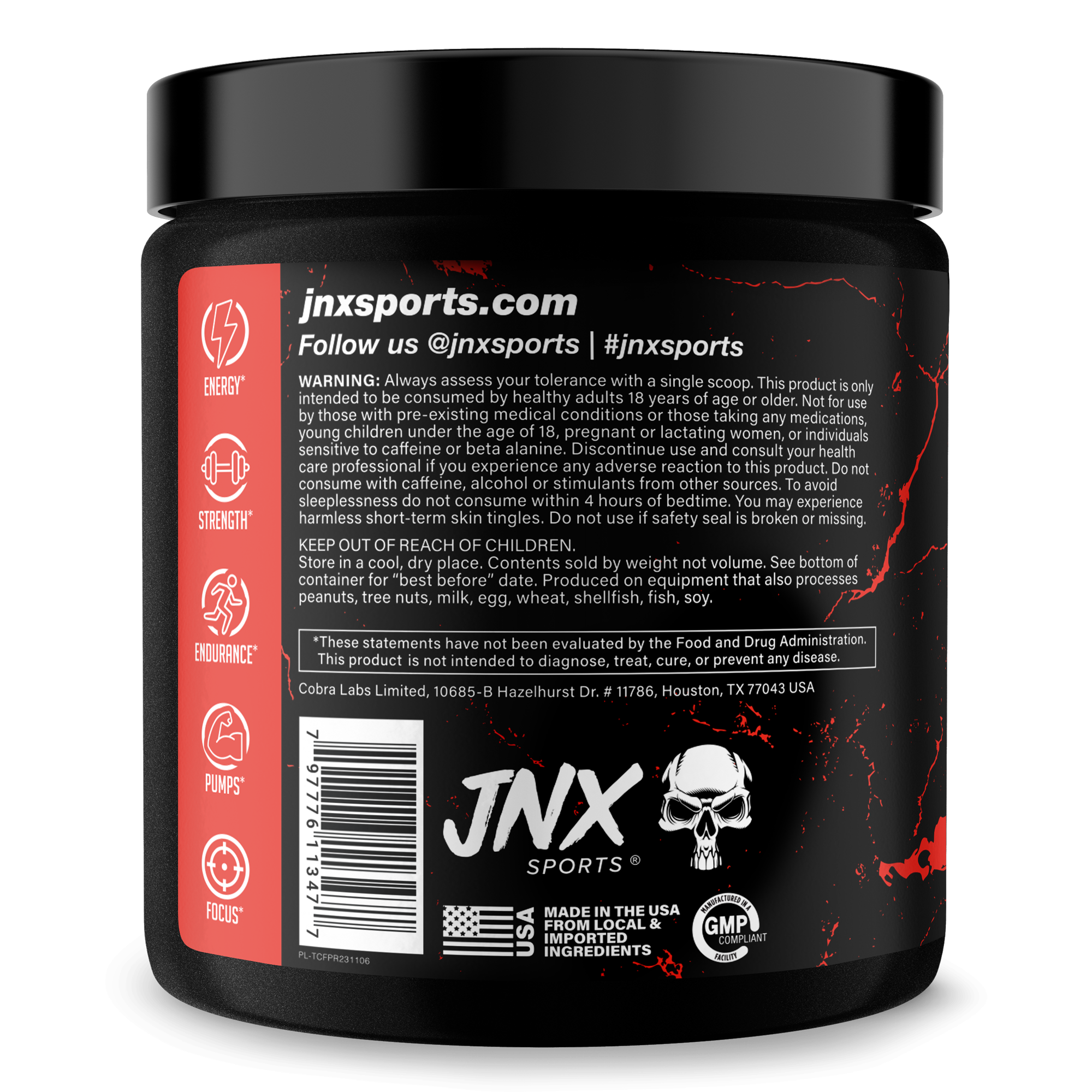 Pre Workout Energy Fitness Supplement