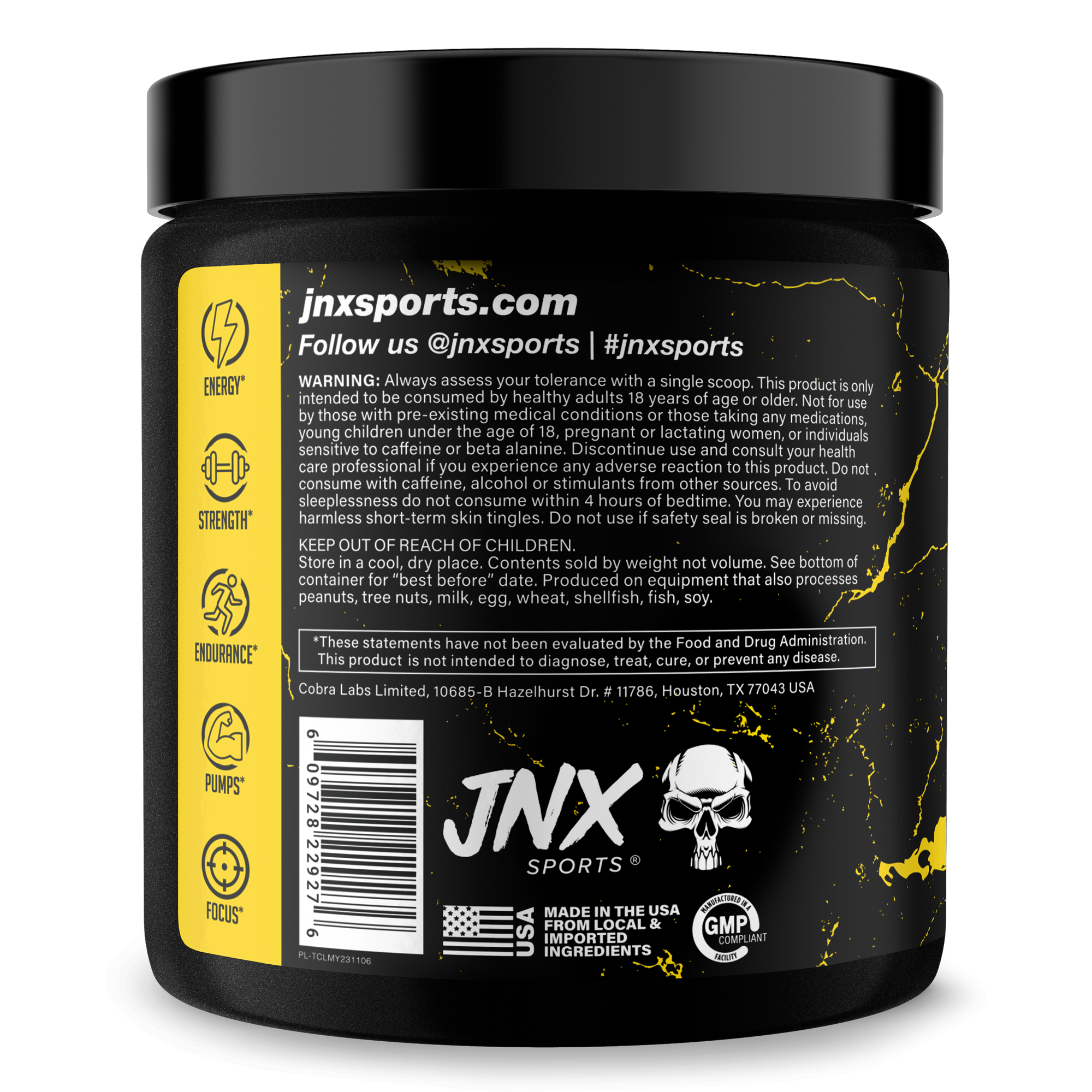 Pre Workout Energy Fitness Supplement