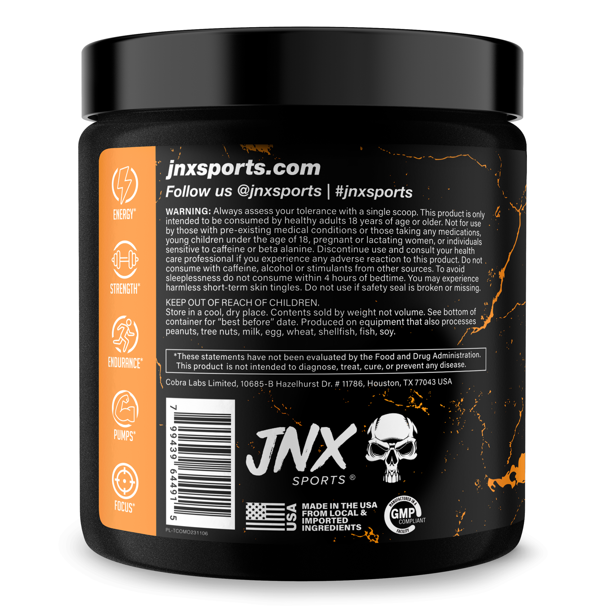 Pre Workout Energy Fitness Supplement