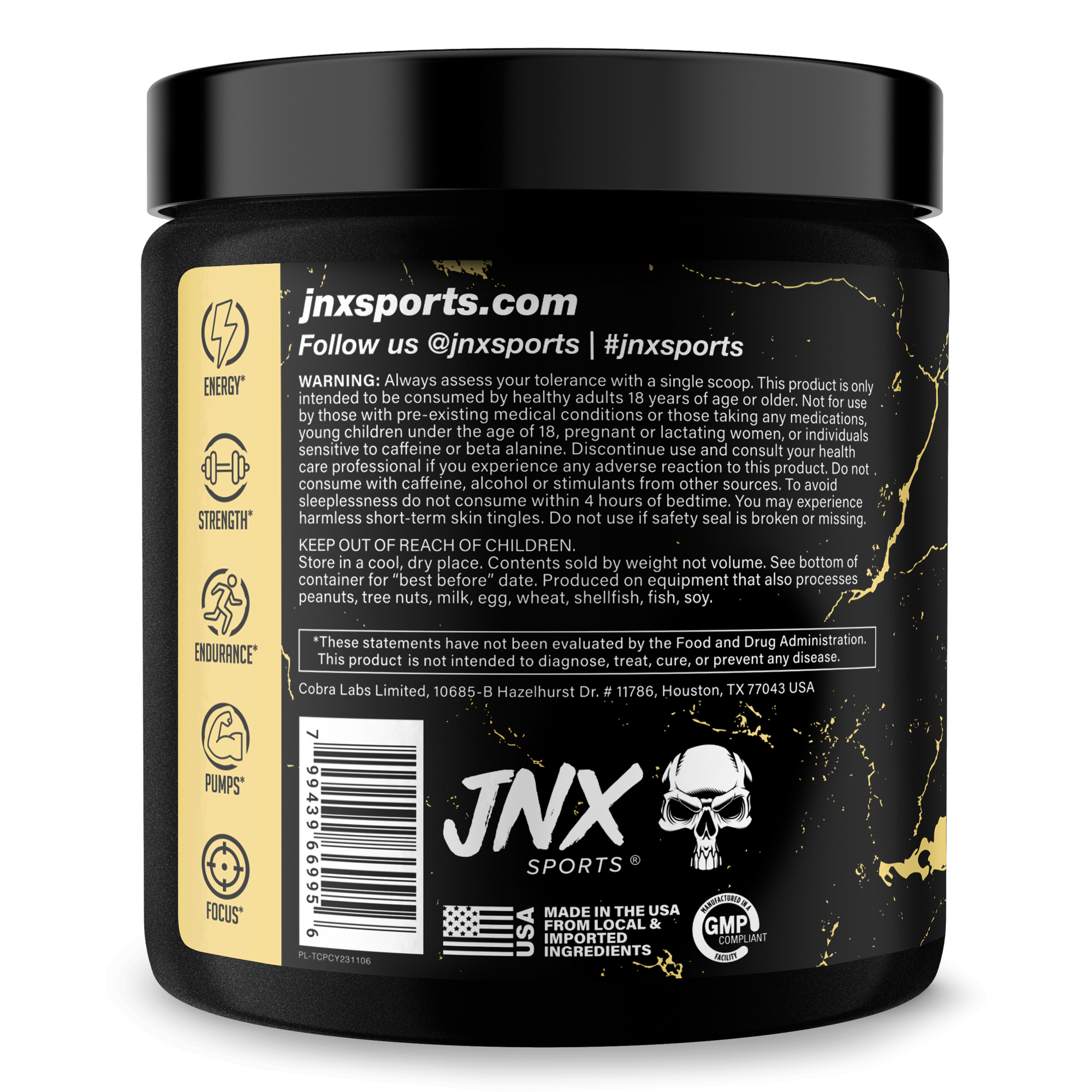 Pre Workout Energy Fitness Supplement