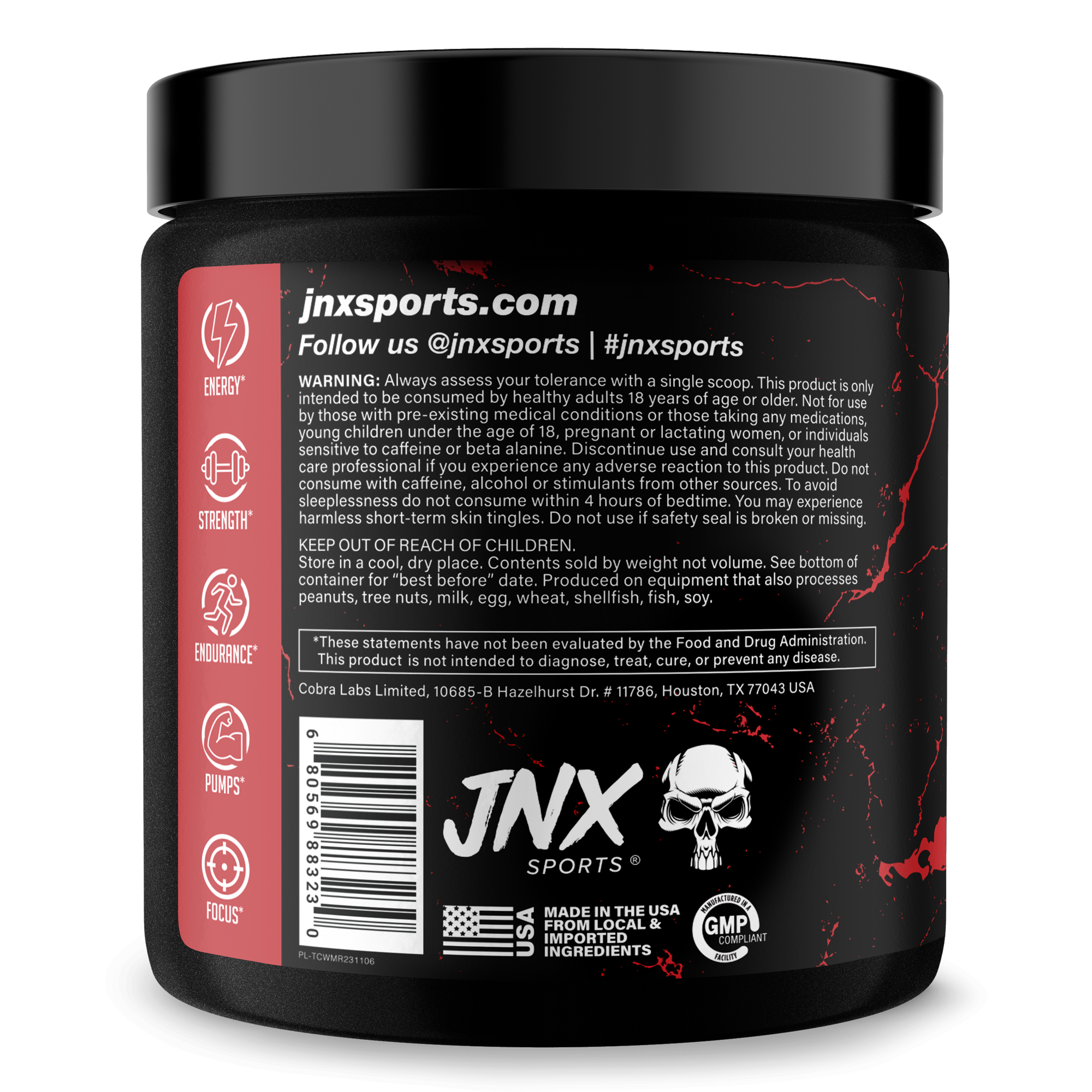 Pre Workout Energy Fitness Supplement