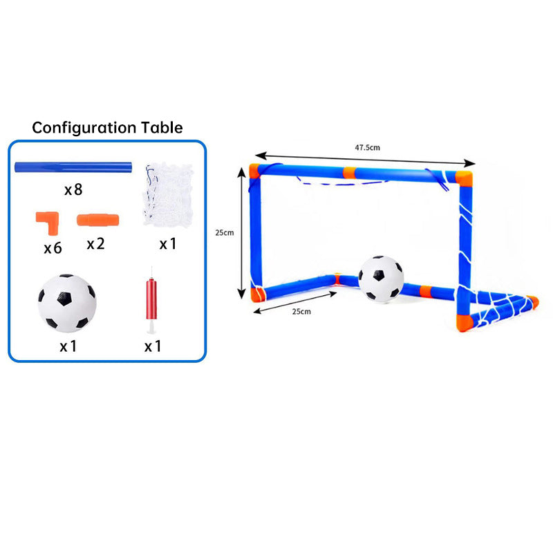 Mini Foldable Soccer Set Detachable Posts Kids Outdoor