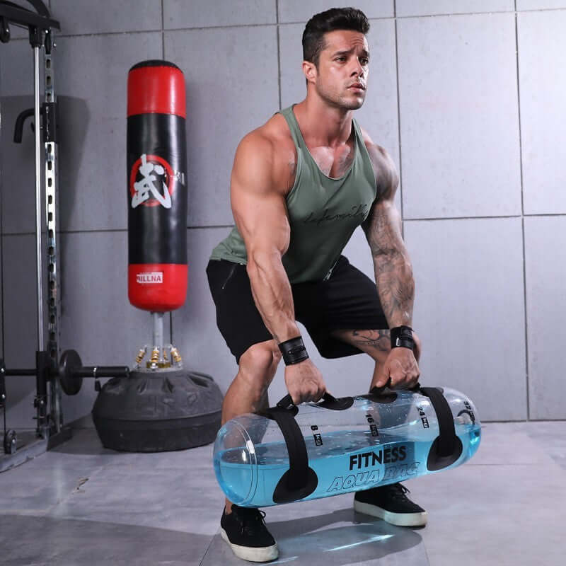 Transparent Water Dumbbell Adjustable Fitness Training Weight Equipment