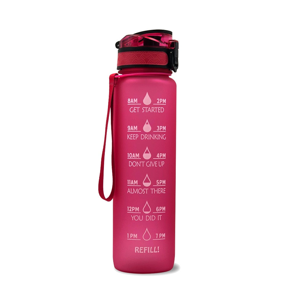 Portable Tritan Sports Water Bottle Leak Proof Fitness