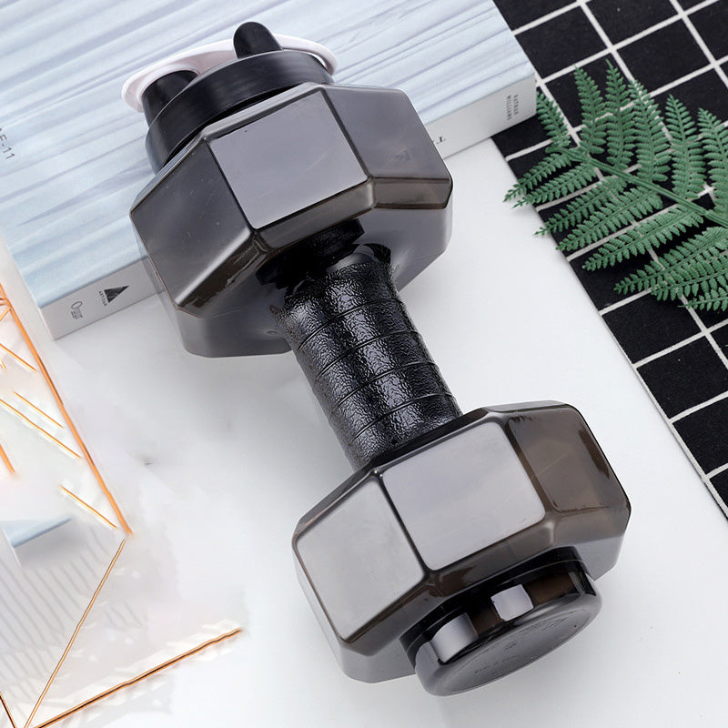 Creative Dumbbell Cup Sports Water Bottle For Men