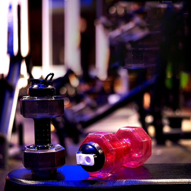 Creative Dumbbell Cup Sports Water Bottle For Men