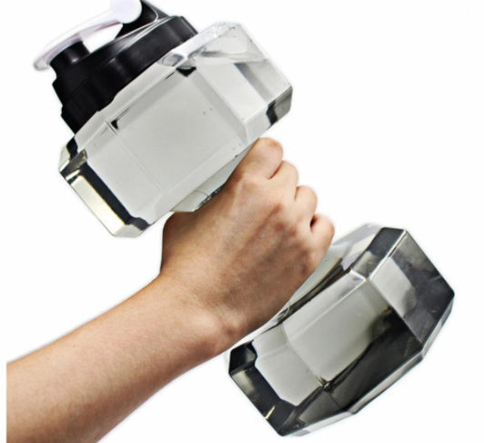Creative Dumbbell Cup Sports Water Bottle For Men