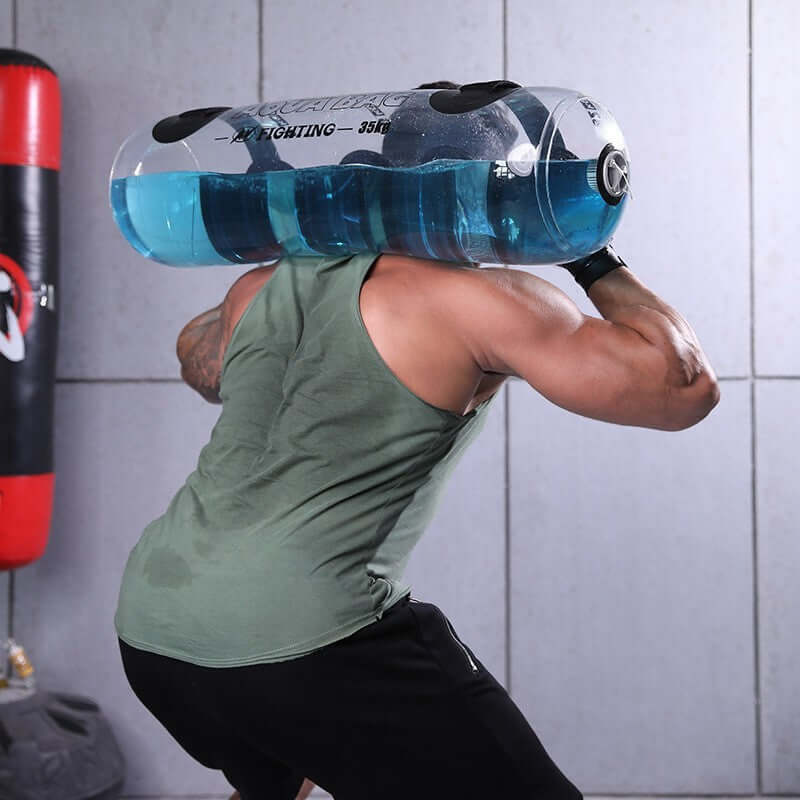 Transparent Water Dumbbell Adjustable Fitness Training Weight Equipment