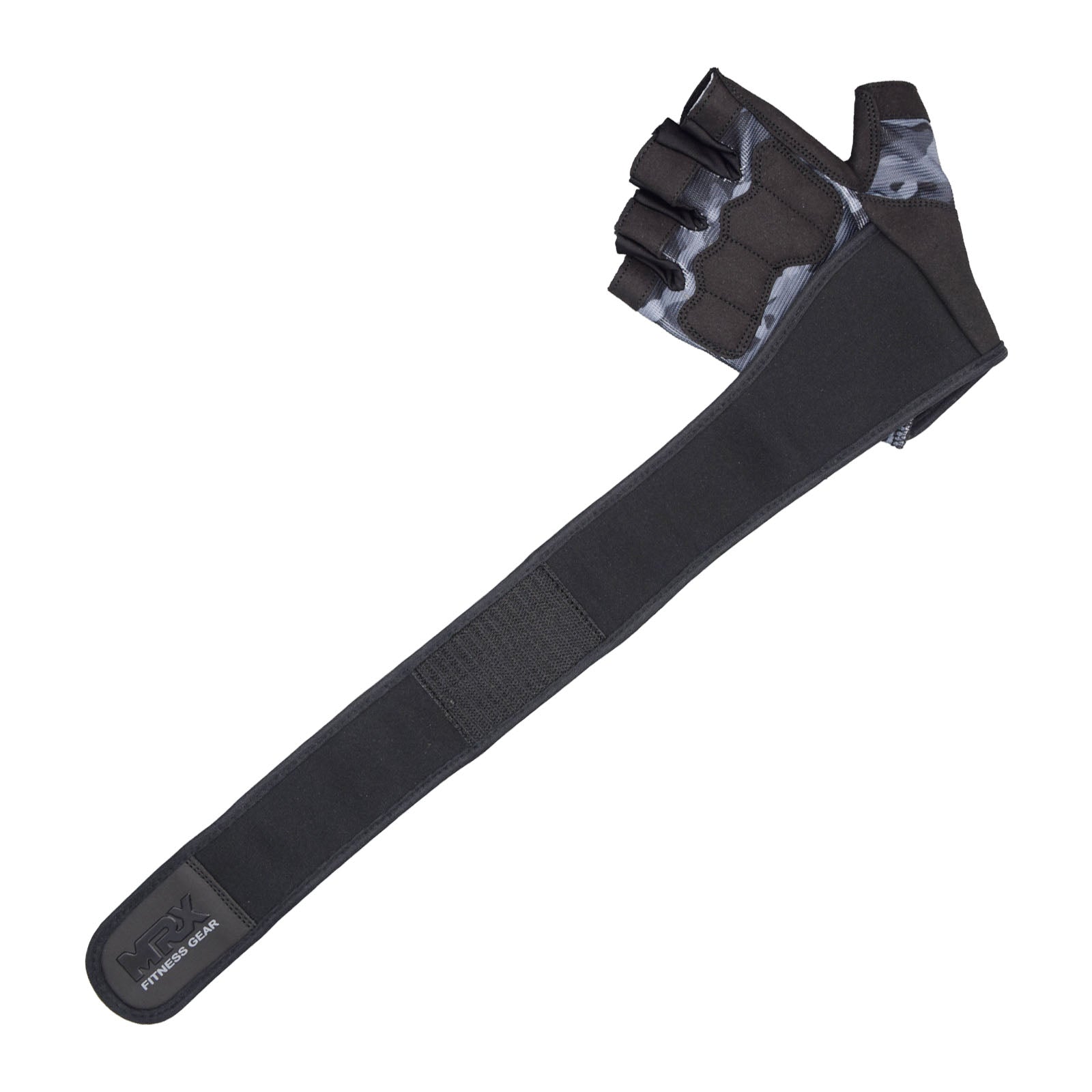Weightlifting Gloves Long Wrist Strap Gym Training