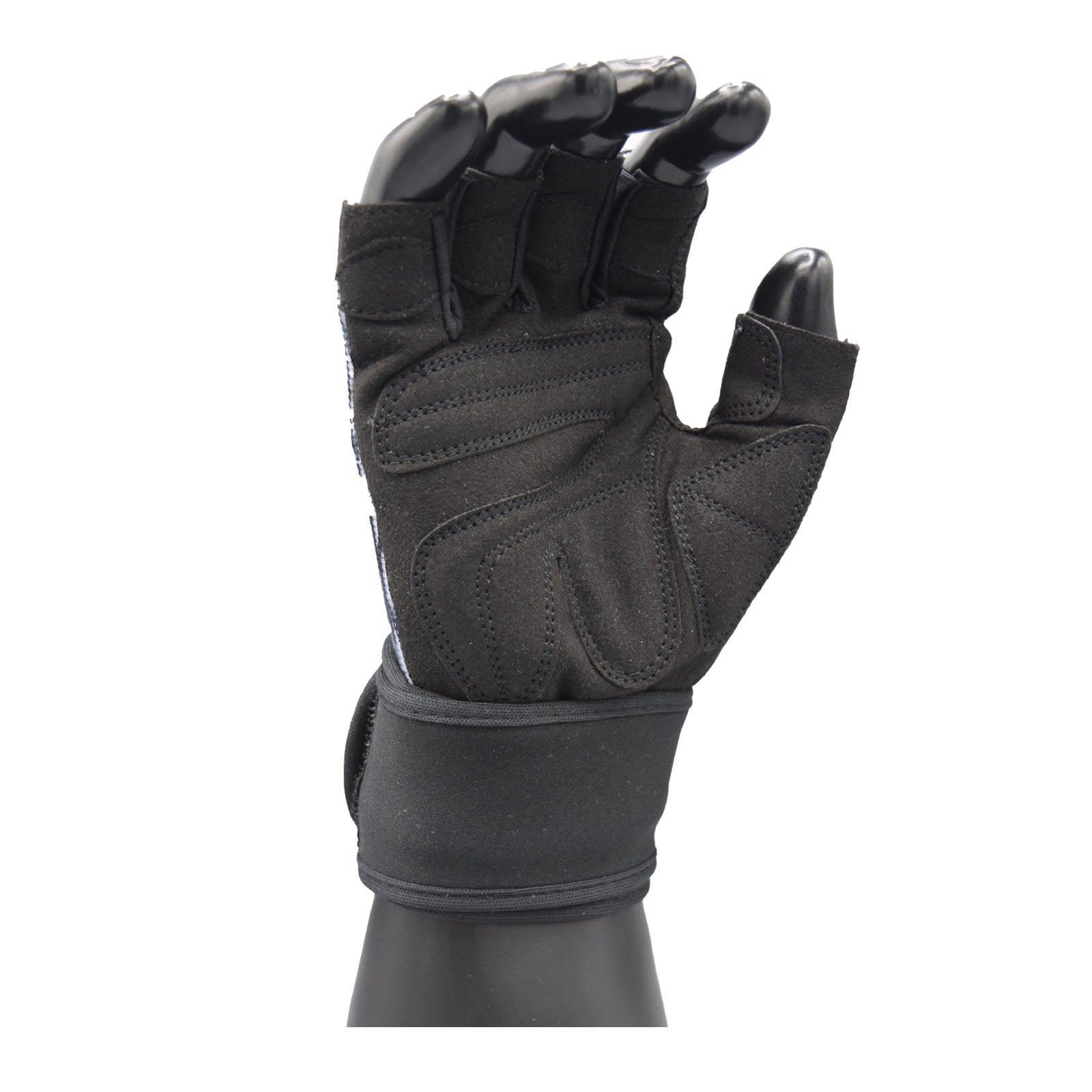 Weightlifting Gloves Long Wrist Strap Gym Training