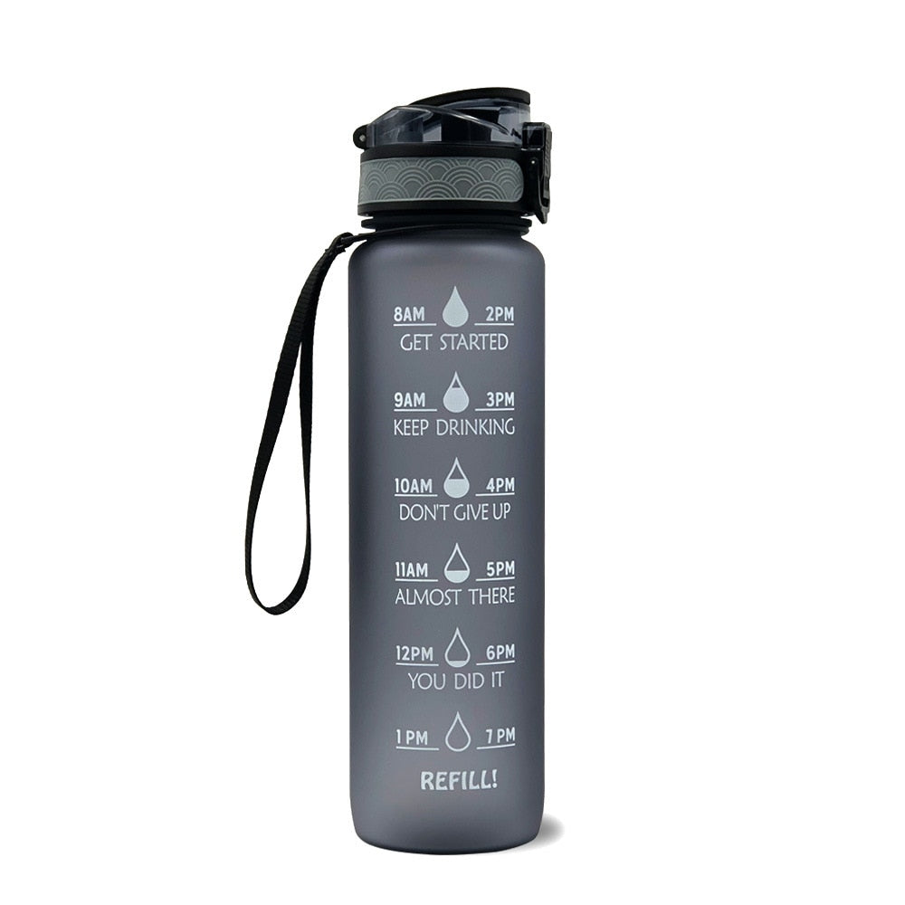 Portable Tritan Sports Water Bottle Leak Proof Fitness