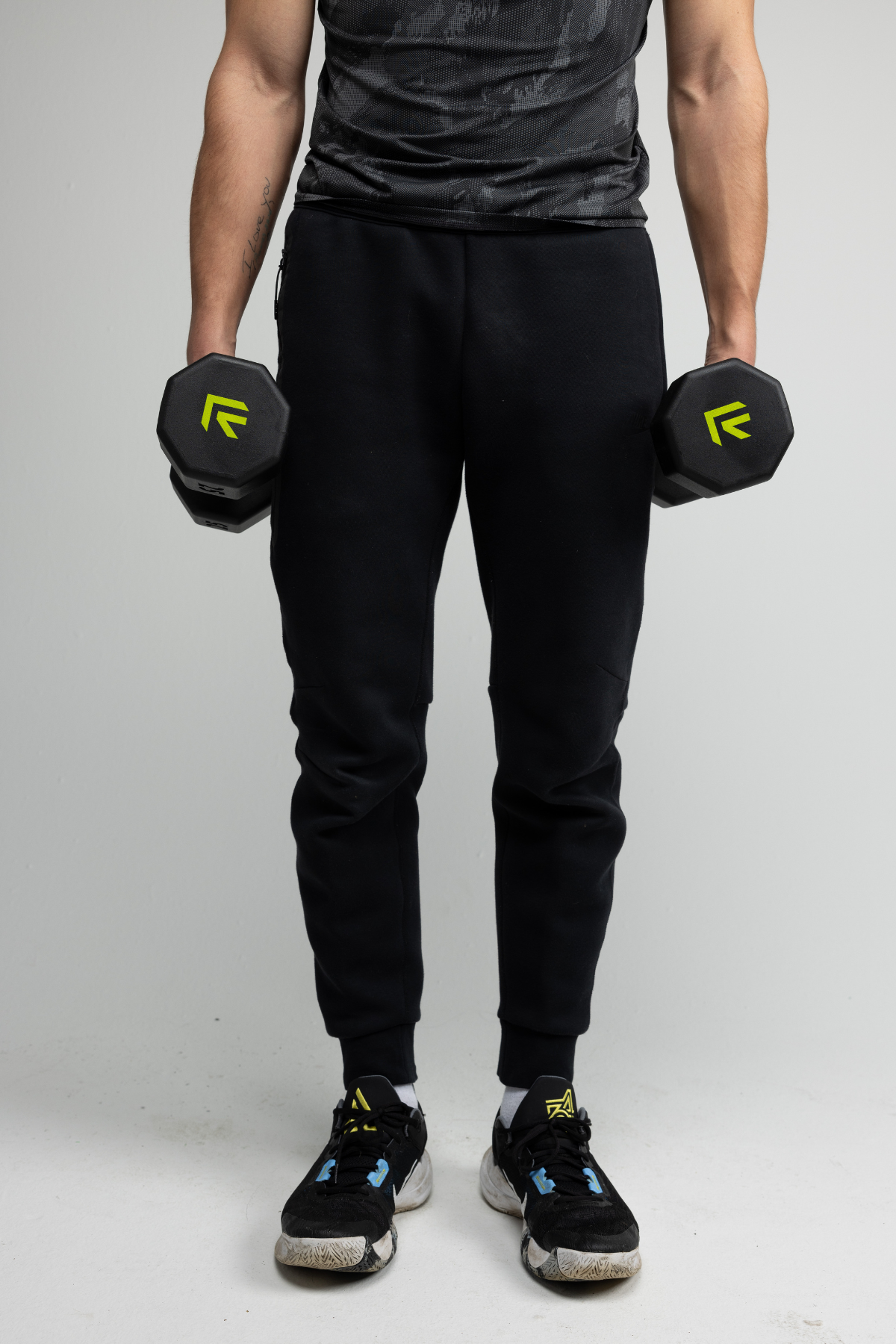 Octo Rubber Dumbbell Single Weight Training Equipment