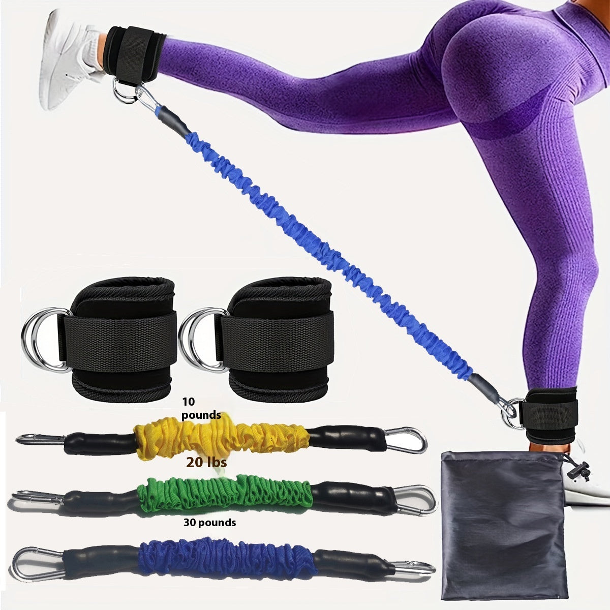 Ankle Strap Resistance Bands Hip Leg Training Equipment
