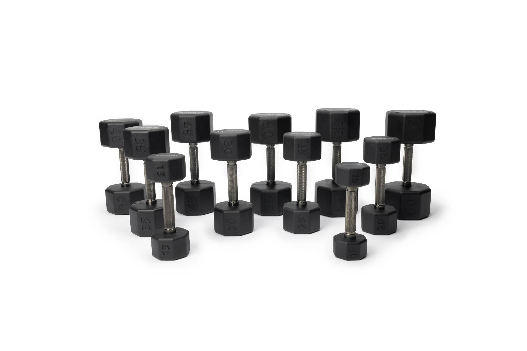 Octo Rubber Dumbbell Single Weight Training Equipment