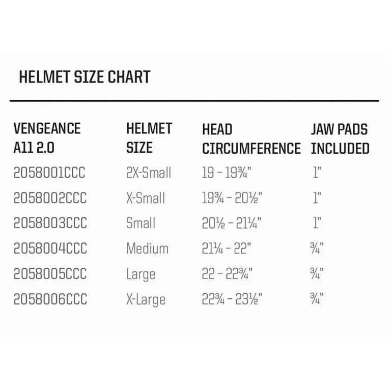 Schutt Youth Vengeance A11 Football Helmet Facemask