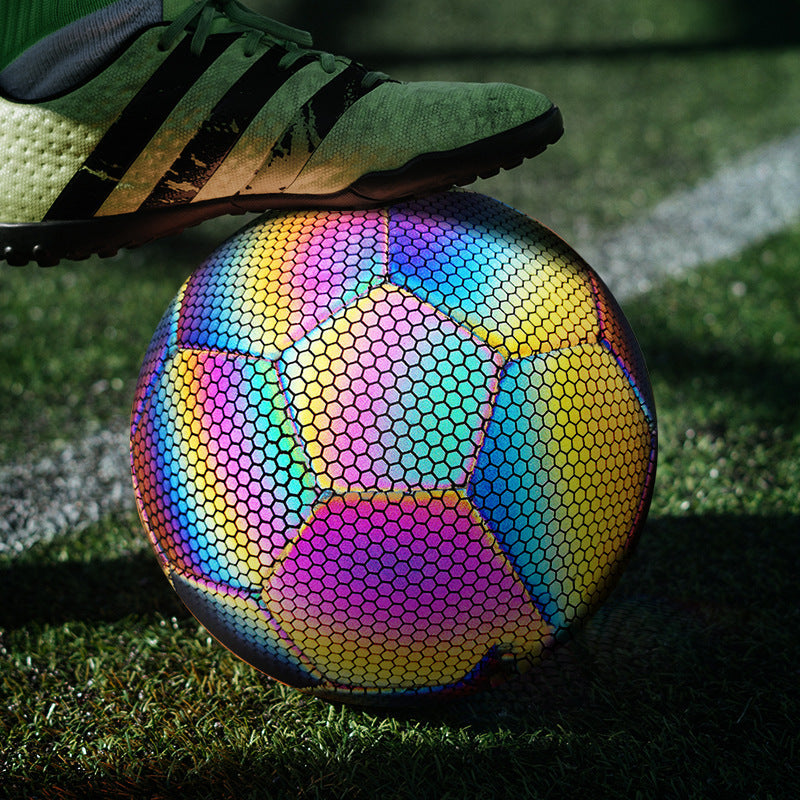 PU Reflective Size 5 Football Training Match Ball