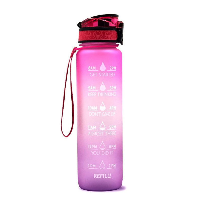 Portable Tritan Sports Water Bottle Leak Proof Fitness