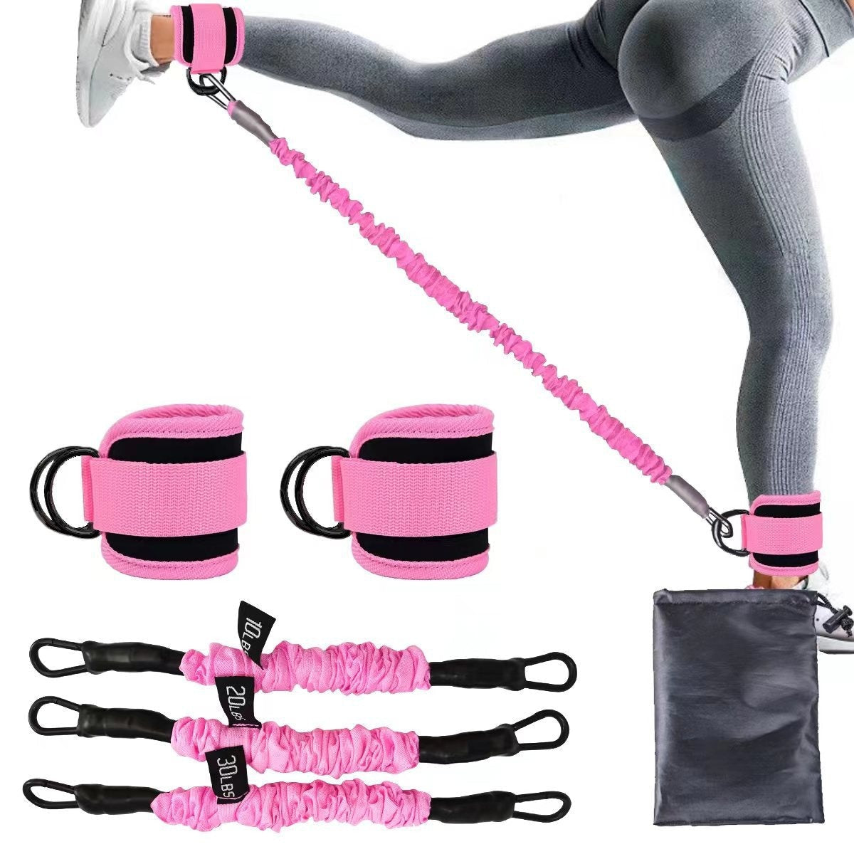 Ankle Strap Resistance Bands Hip Leg Training Equipment