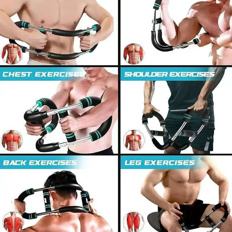Adjustable Arm Strength Trainer U-Shaped Chest Workout Equipment
