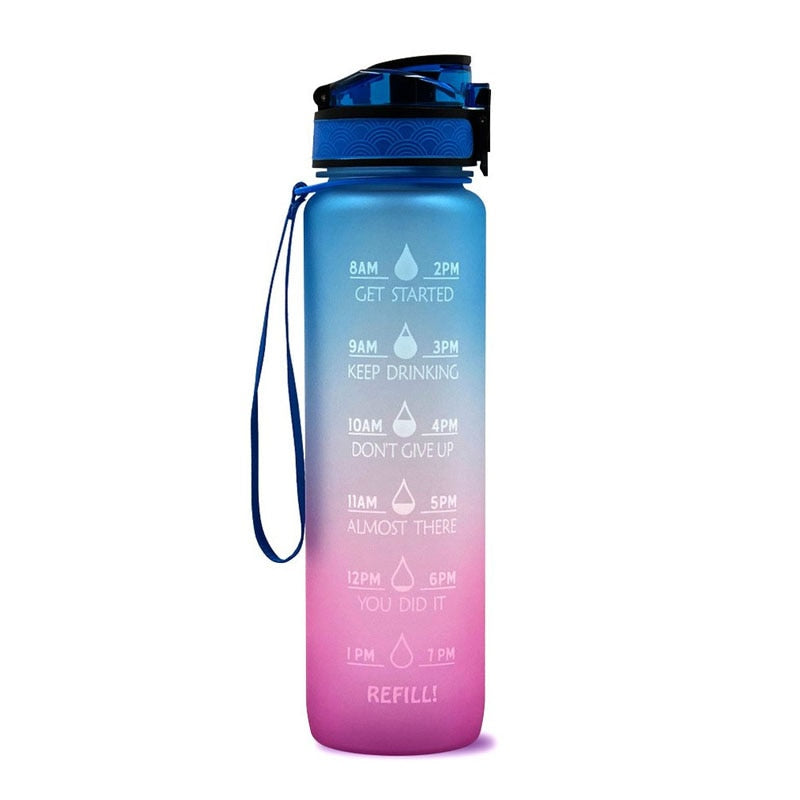 Portable Tritan Sports Water Bottle Leak Proof Fitness