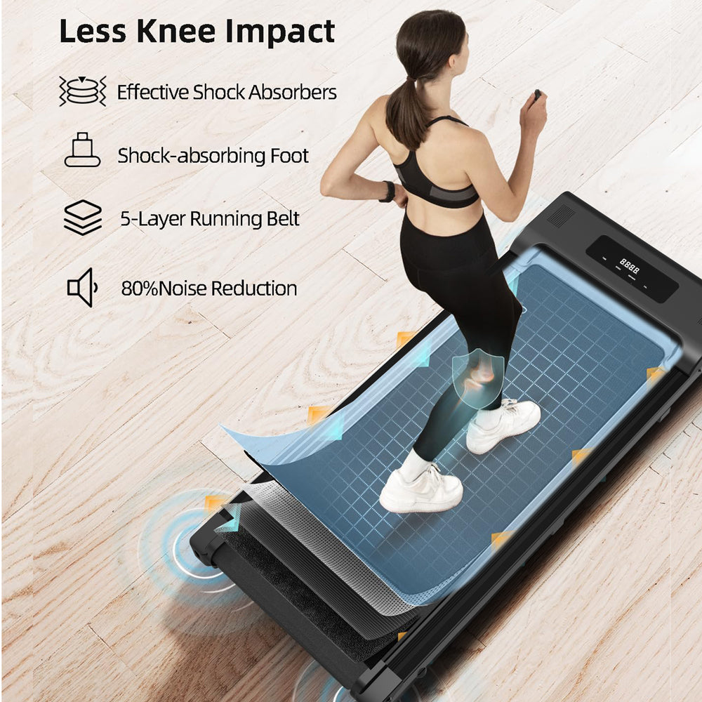 Under Desk Treadmill Portable Walking Pad LED Display