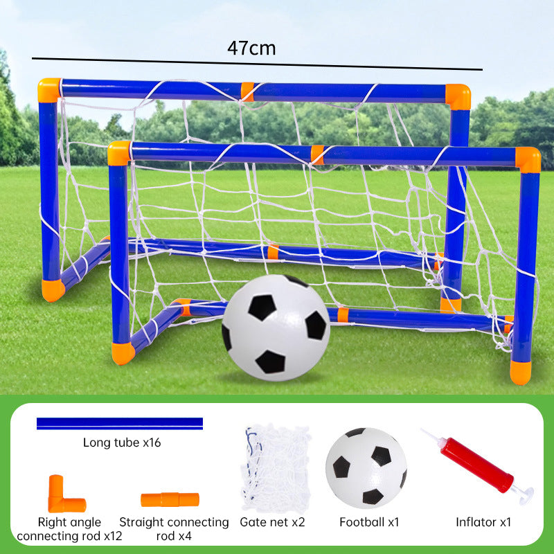 Mini Foldable Soccer Set Detachable Posts Kids Outdoor