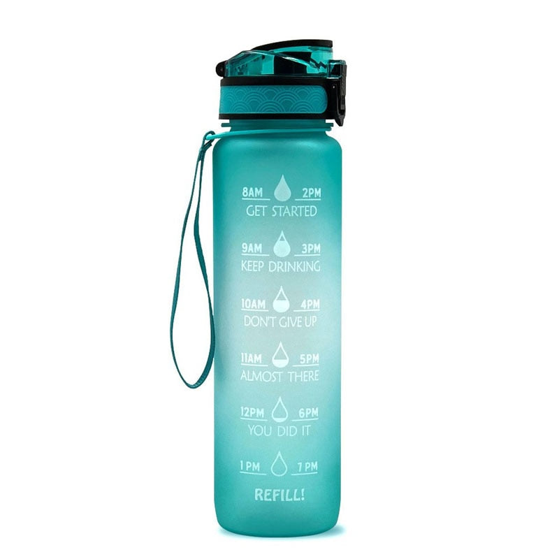 Portable Tritan Sports Water Bottle Leak Proof Fitness