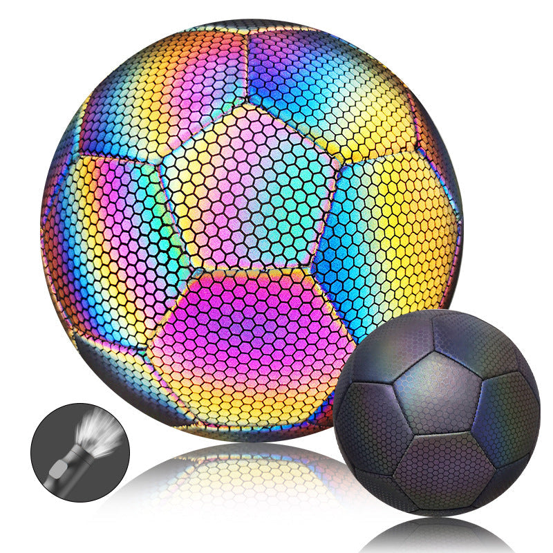 PU Reflective Size 5 Football Training Match Ball
