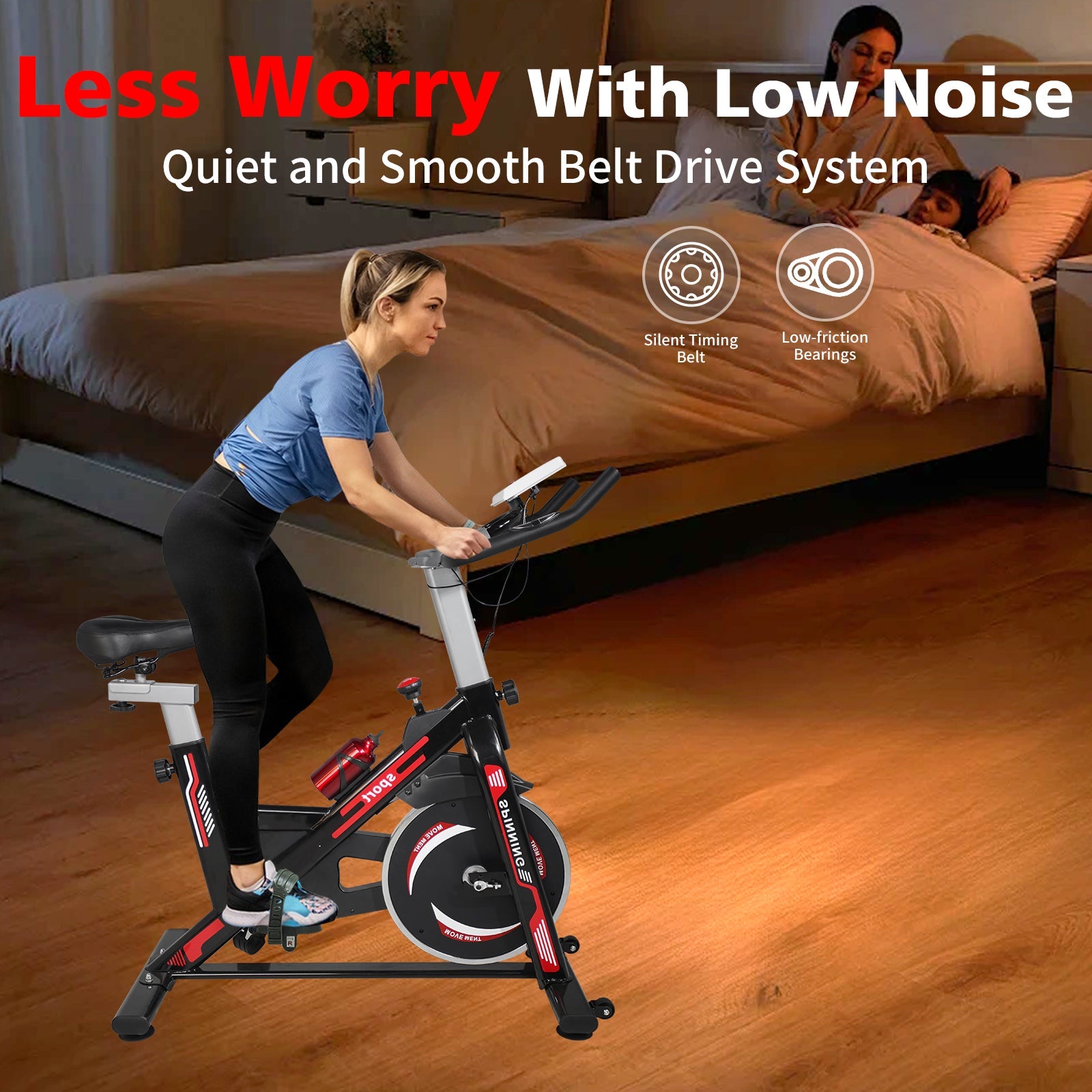 Indoor Exercise Bike Comfortable Seat Cushion Home Cycling