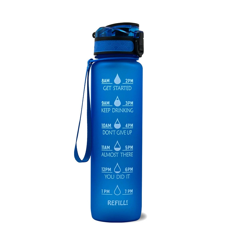 Portable Tritan Sports Water Bottle Leak Proof Fitness