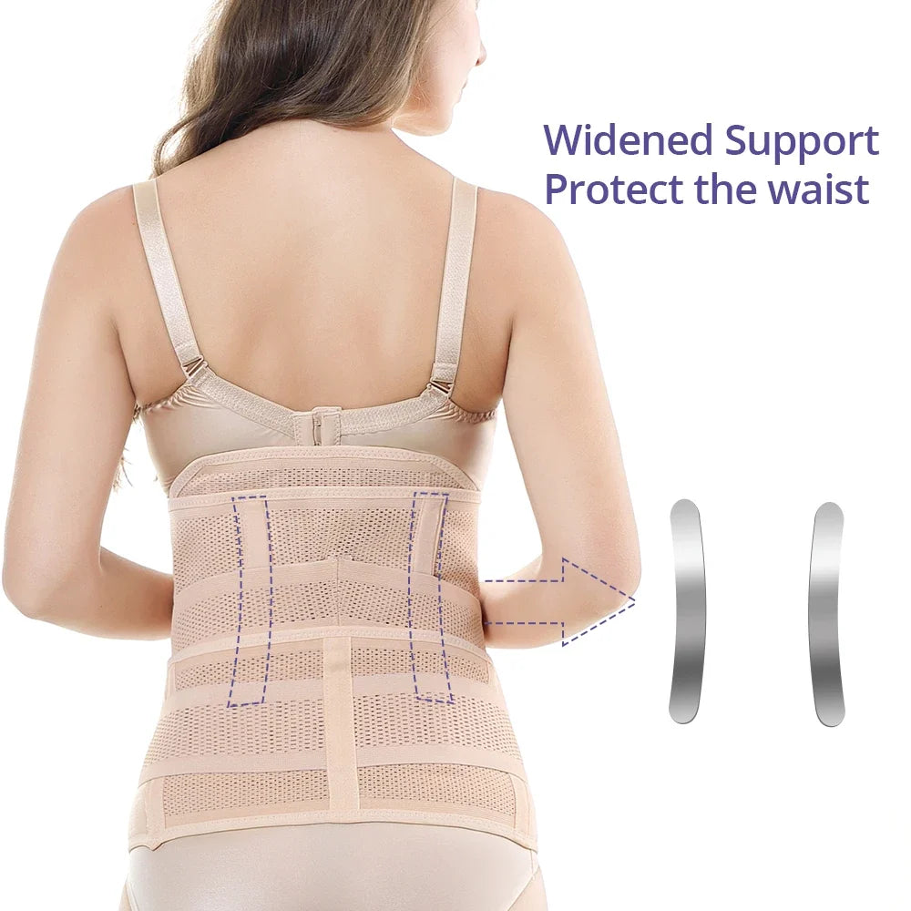 3-in-1 Postpartum Belly Waist Trainer Recovery Belt