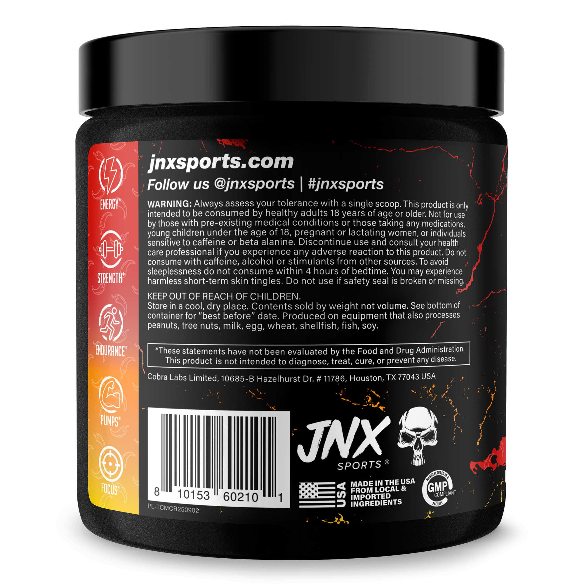 Pre Workout Energy Fitness Supplement