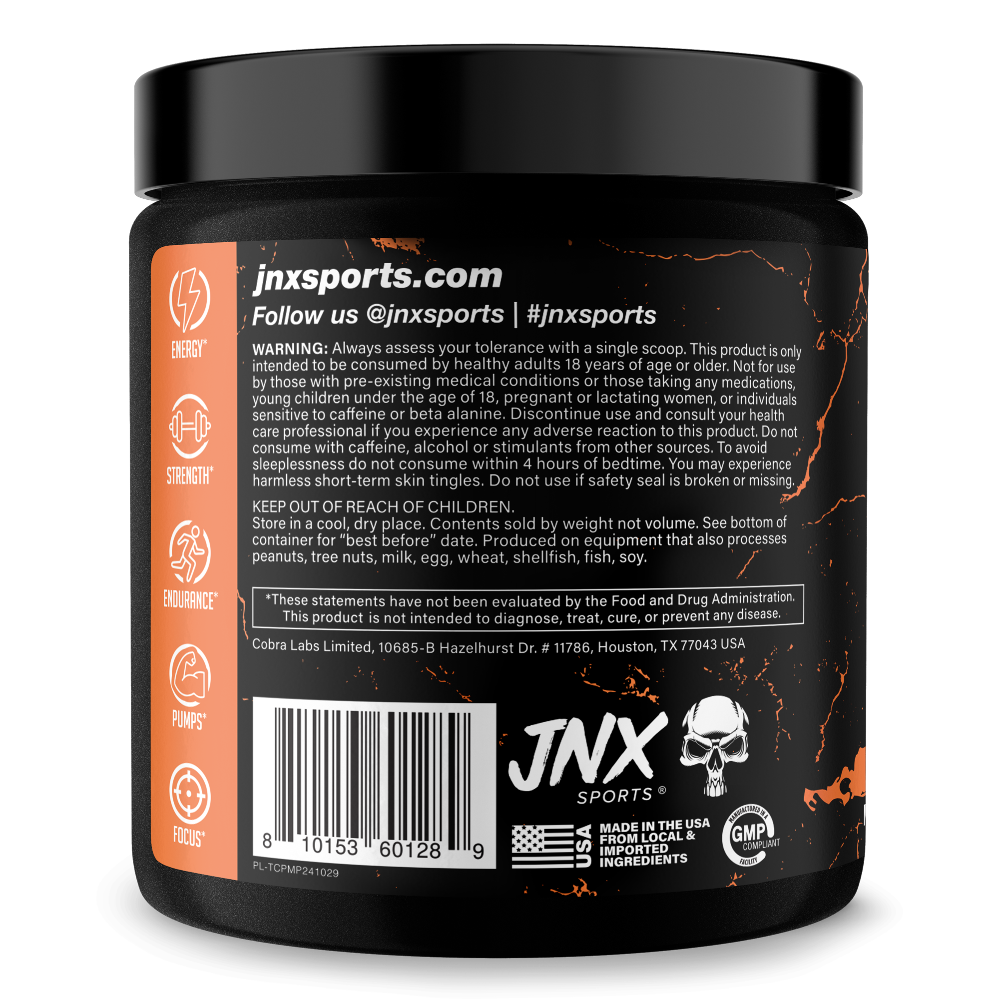 Pre Workout Energy Fitness Supplement