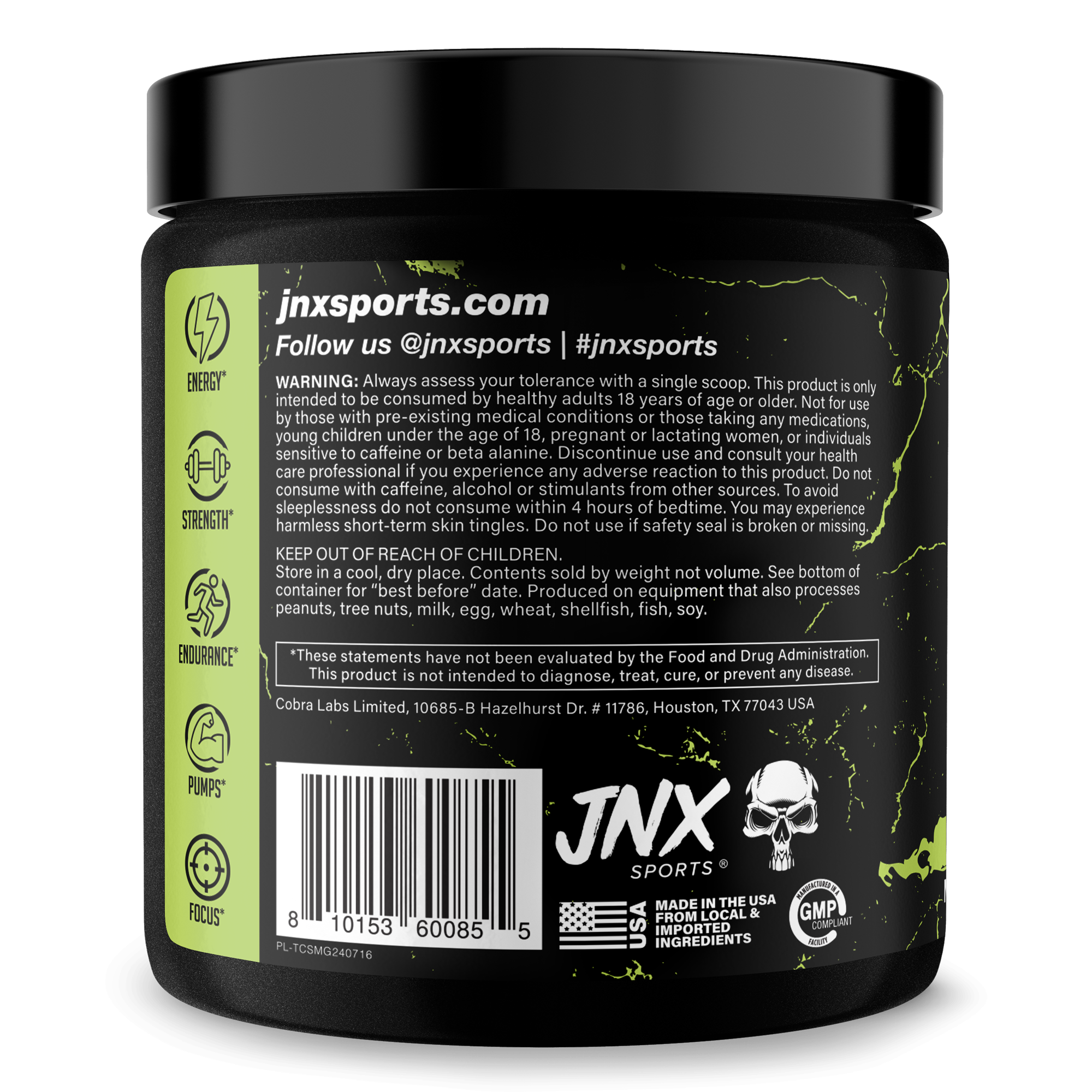 Pre Workout Energy Fitness Supplement