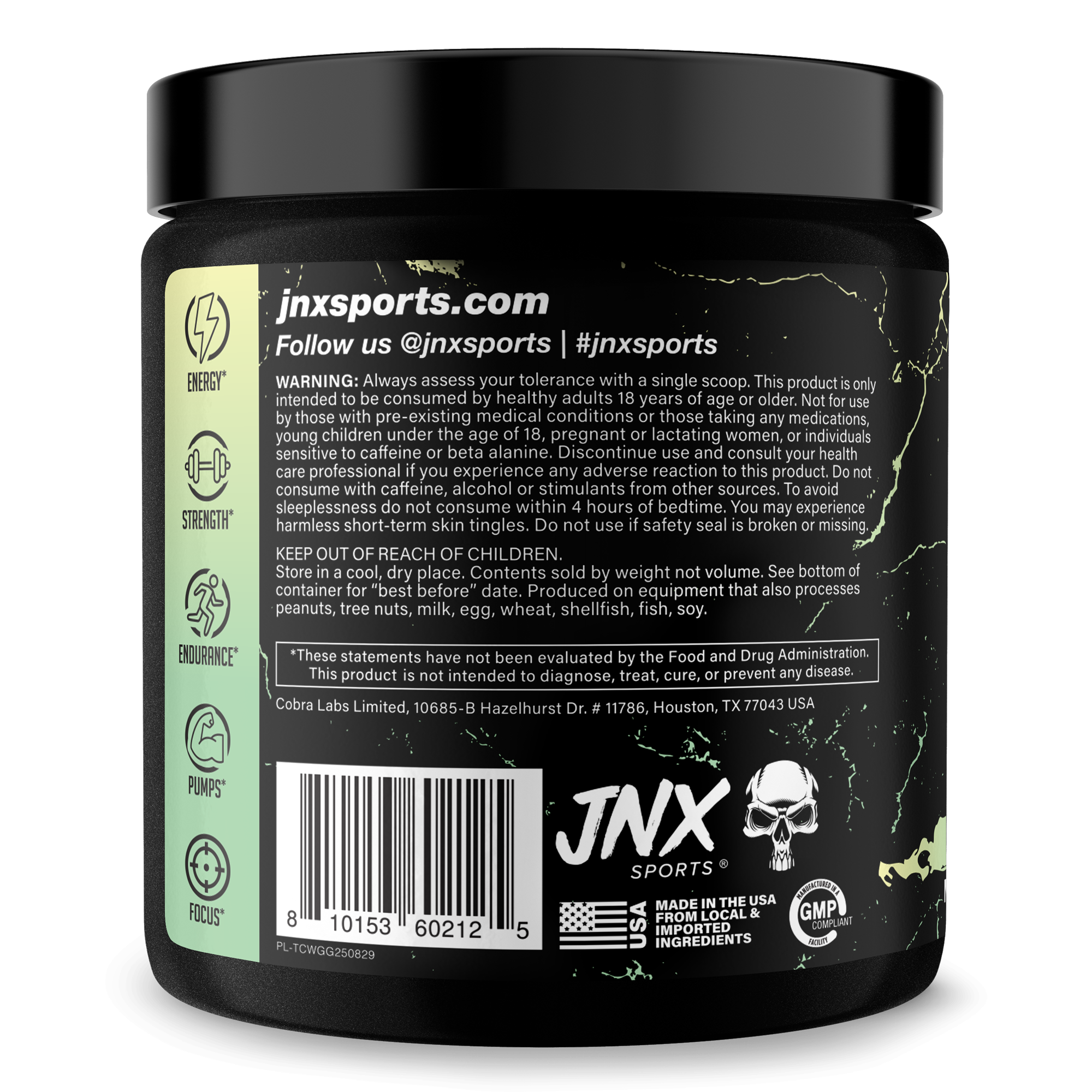 Pre Workout Energy Fitness Supplement