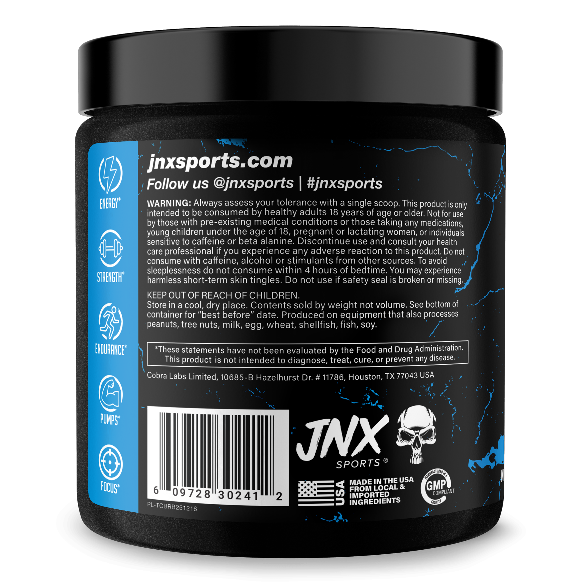 Pre Workout Energy Fitness Supplement
