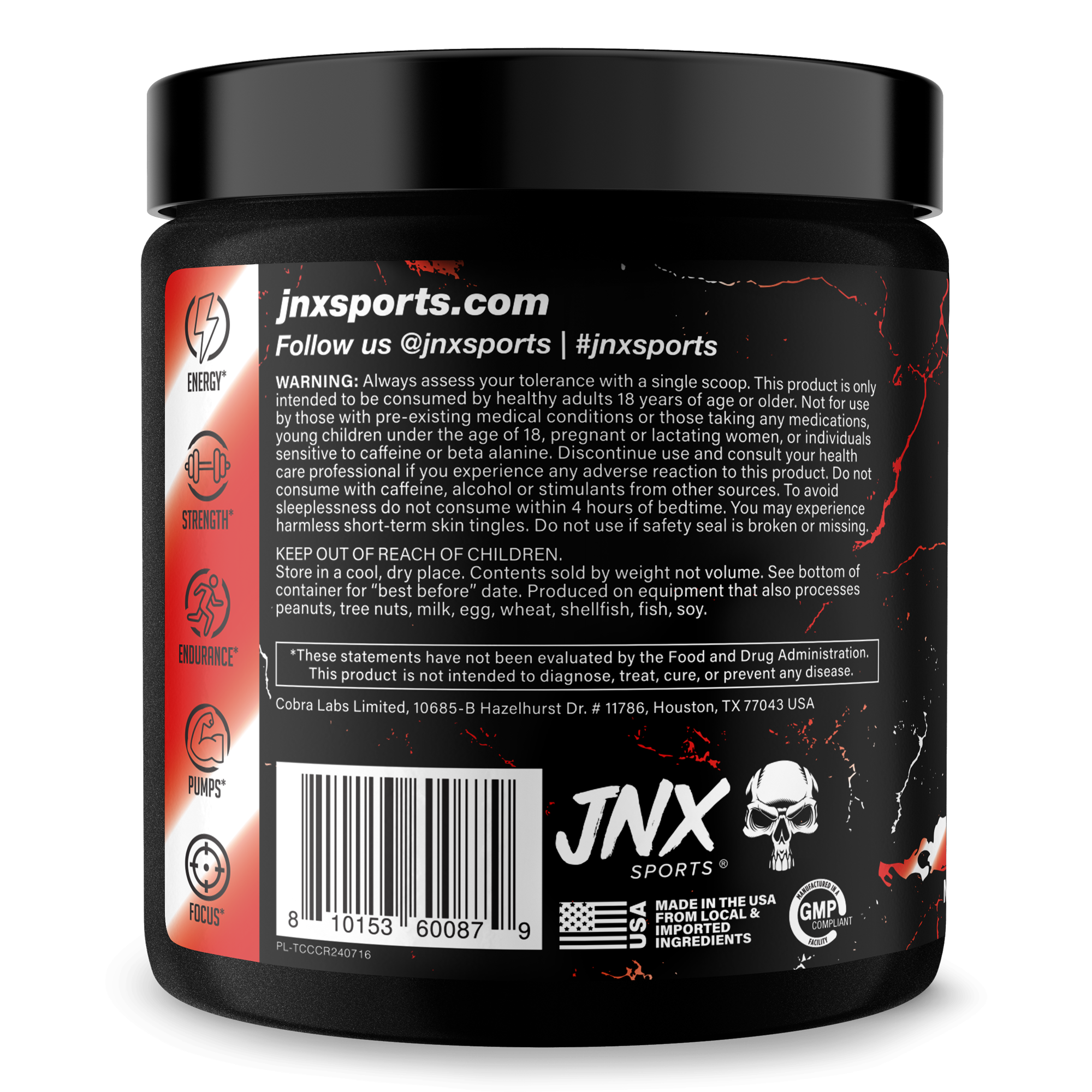 Pre Workout Energy Fitness Supplement