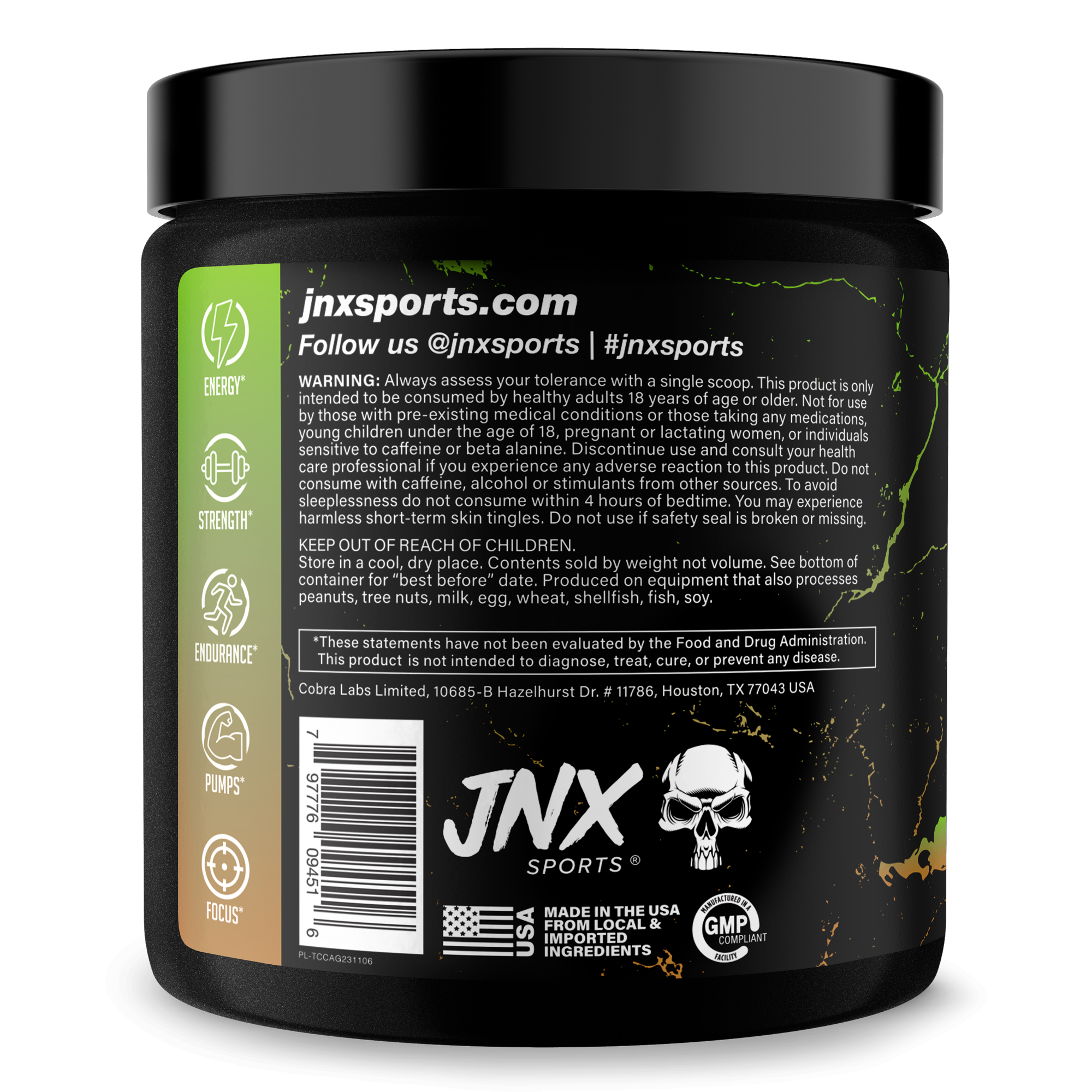 Pre Workout Energy Fitness Supplement