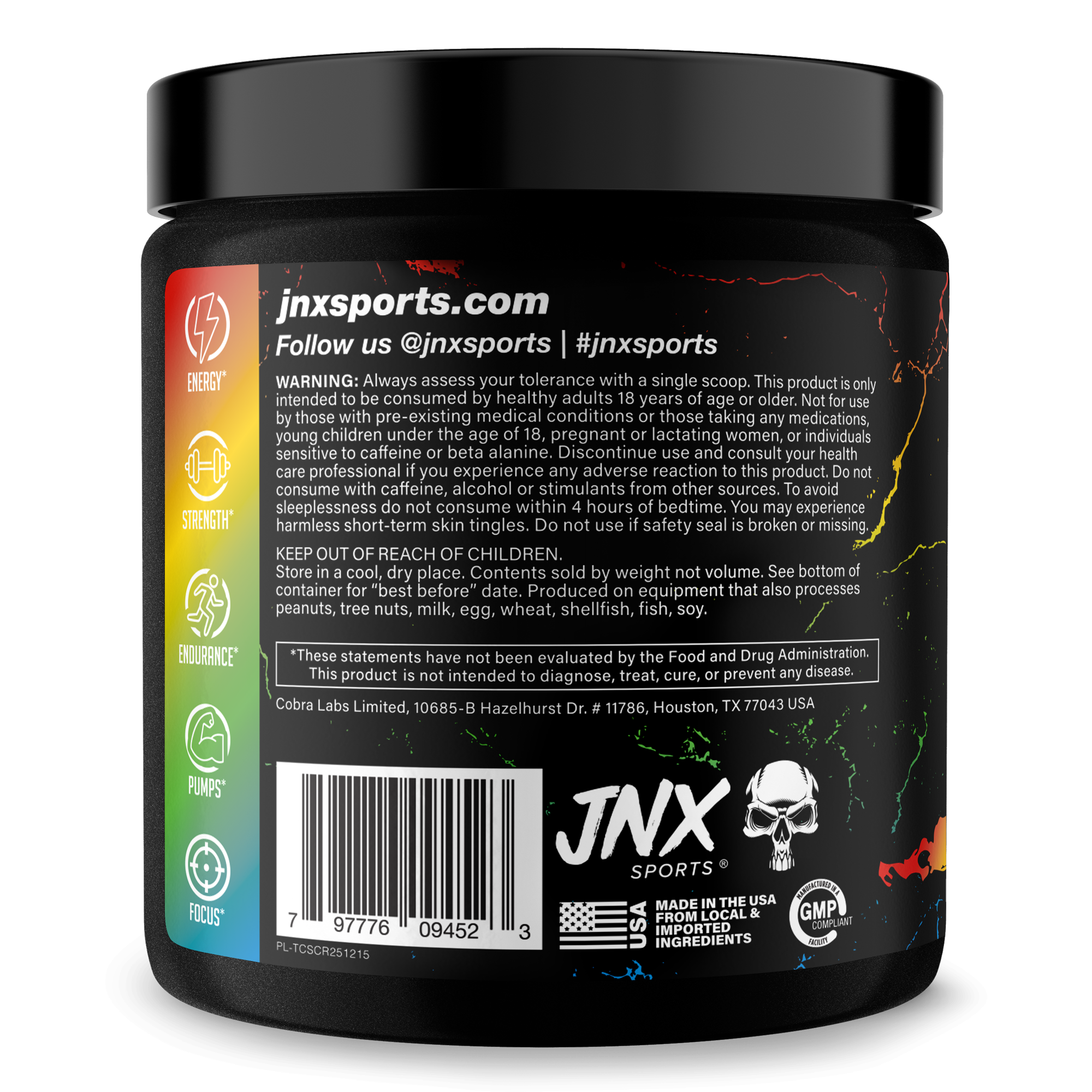 Pre Workout Energy Fitness Supplement