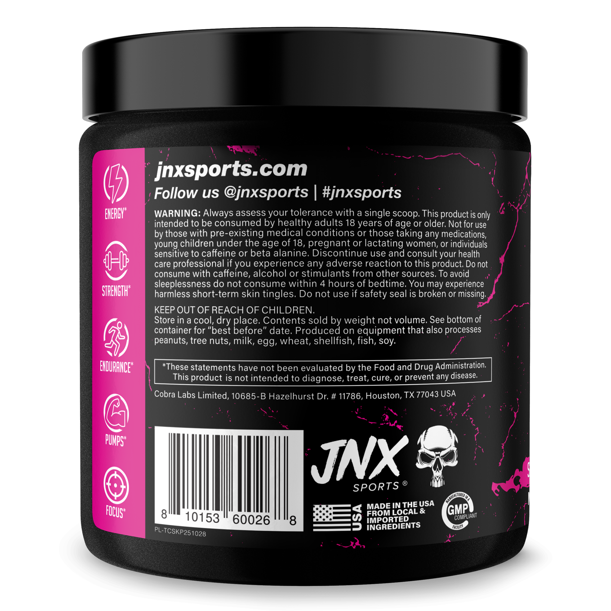 Pre Workout Energy Fitness Supplement