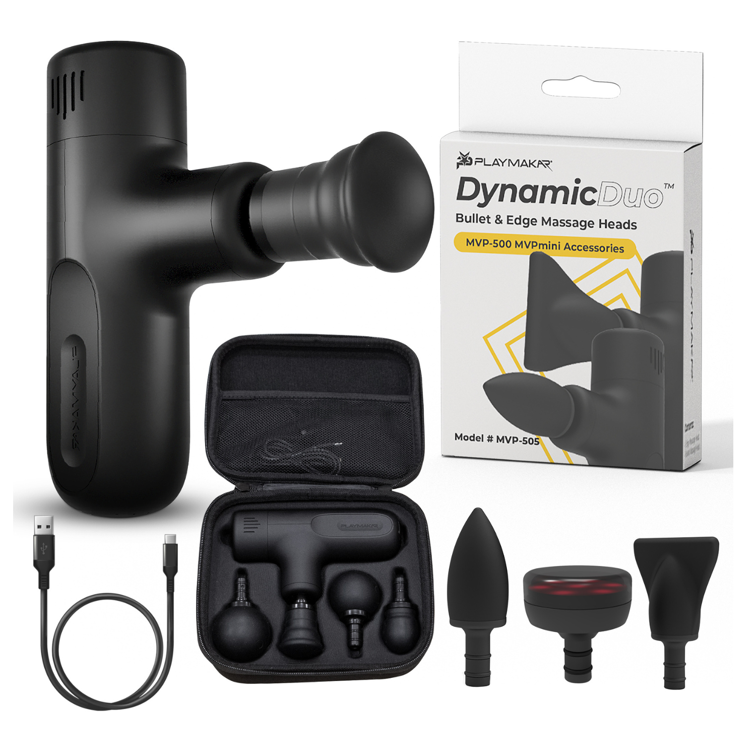 Percussion Massage System Vibration Silicone Massage Heads