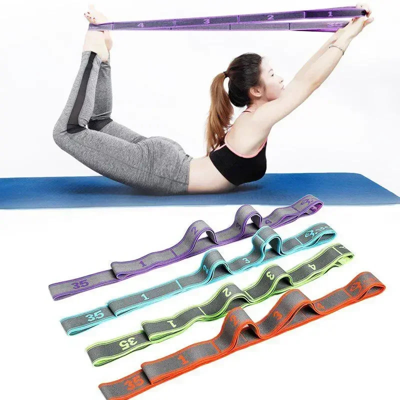 Yoga Pull Strap Elastic Resistance Band Stretching Tool