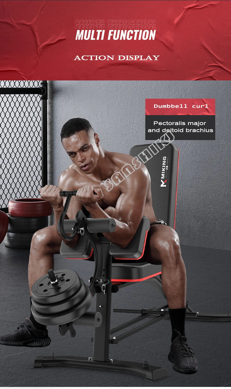 Multi Function Weightlifting Bench Home Fitness Training Stool