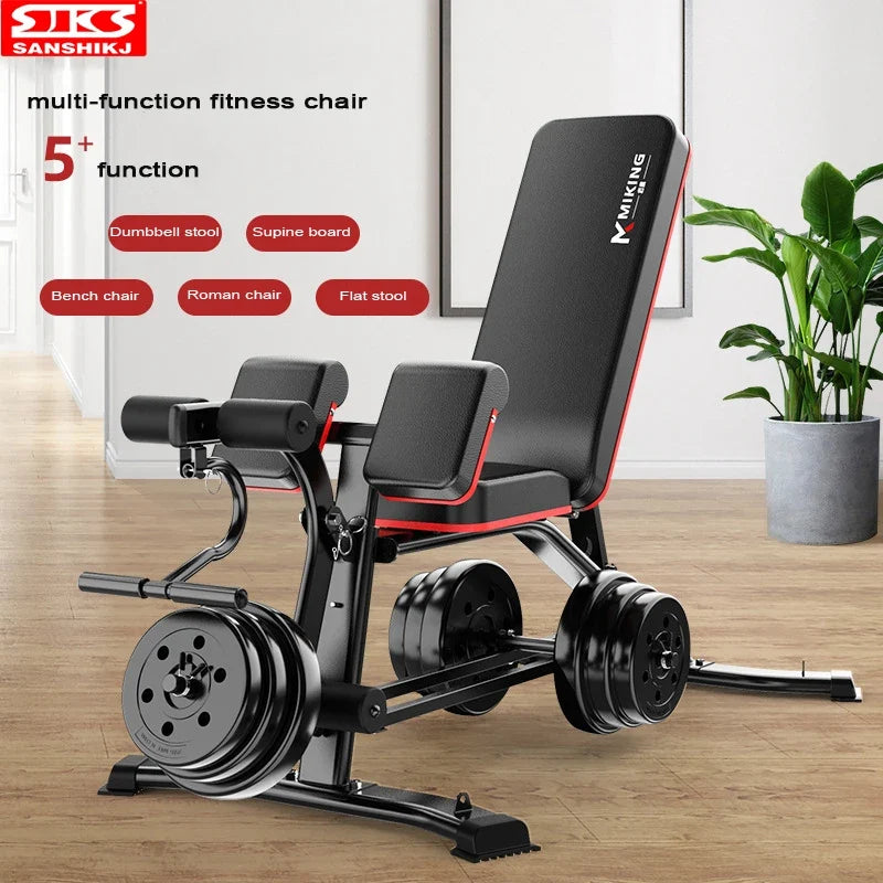 Multi Function Weightlifting Bench Home Fitness Training Stool