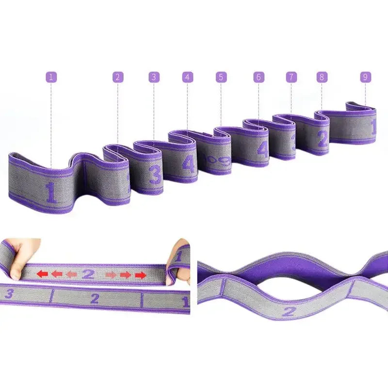Yoga Pull Strap Elastic Resistance Band Stretching Tool