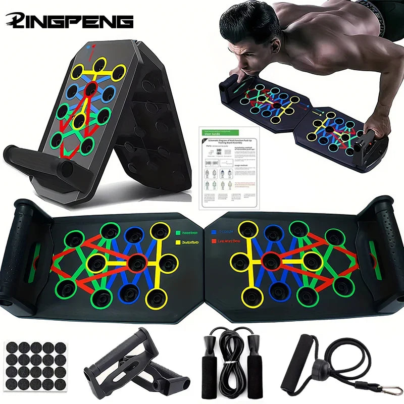 Portable Foldable Push Up Board Fitness Training Equipment