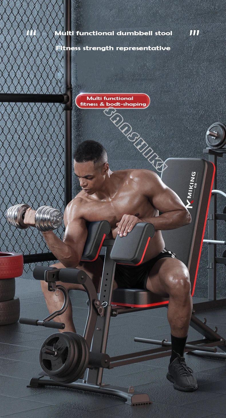 Multi Function Weightlifting Bench Home Fitness Training Stool