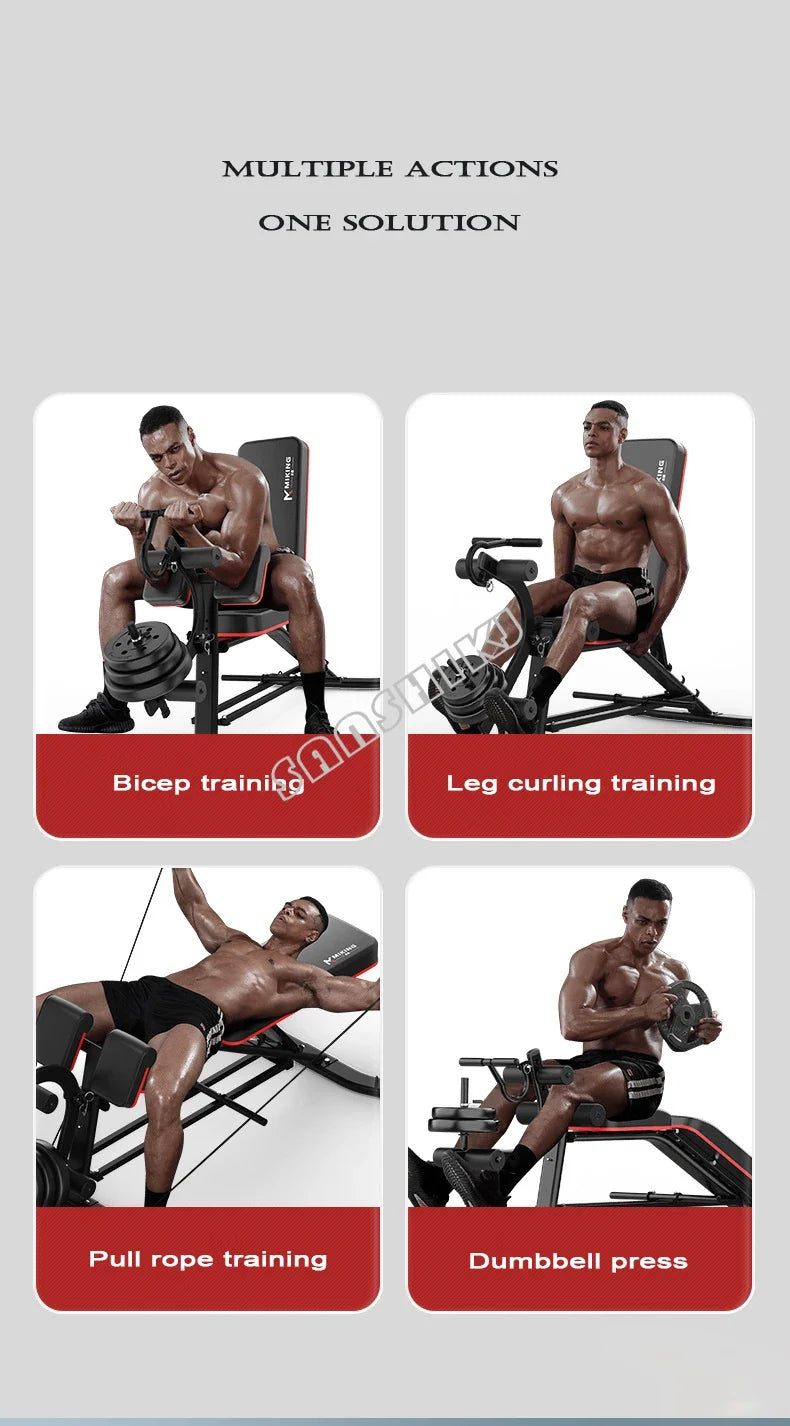 Multi Function Weightlifting Bench Home Fitness Training Stool