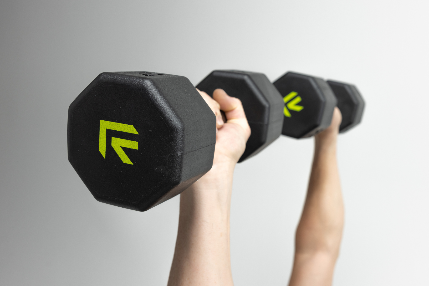 Octo Rubber Dumbbell Single Weight Training Equipment